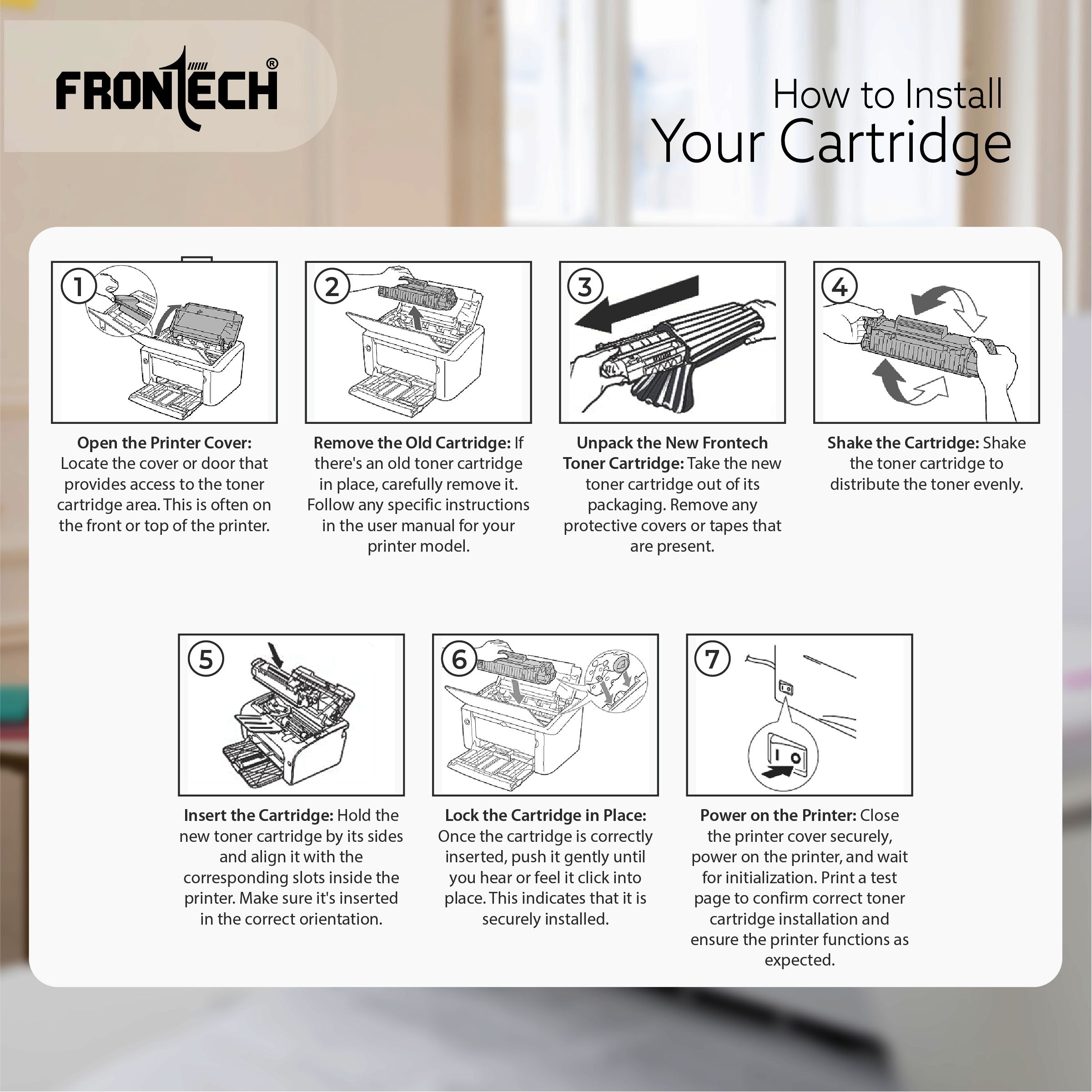 Frontech W137A Toner Cartridge | Compatible with HP LaserJet M209-M236 Series (TC-0022) Frontech W137A Toner Cartridge | Compatible with HP LaserJet M209-M236 Series (TC-0022)